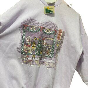 Vintage Christmas Scene Sweatshirt – NWT